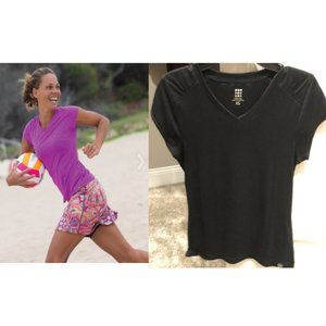 Title Nine double time tee black XS